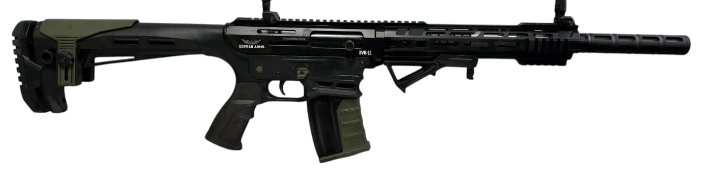 Sovran SVR-12 Green Magazine Fed Semi Auto Shotgun 12 Gauge 18.5" Barrel