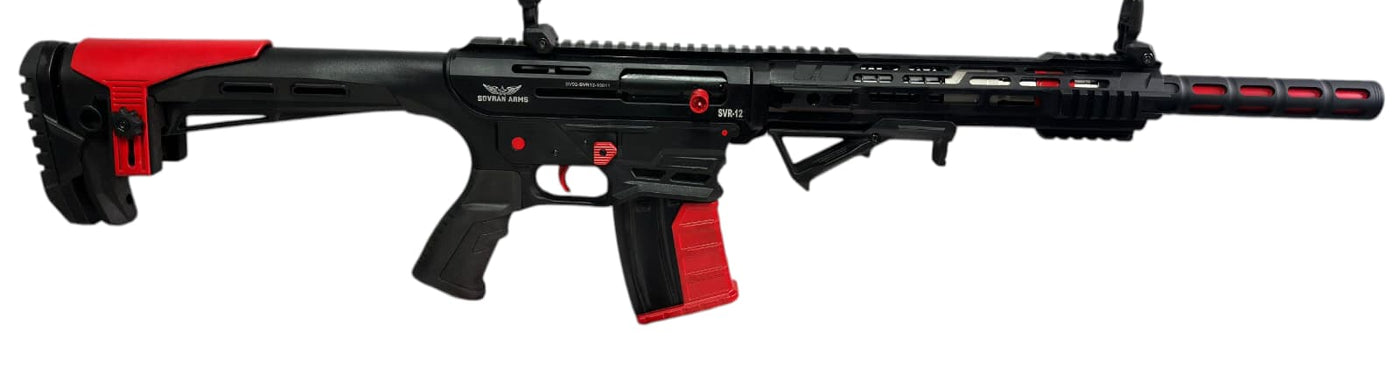 Sovran SVR-12 Red Magazine Fed Semi Auto Shotgun 12 Gauge 18.5" Barrel