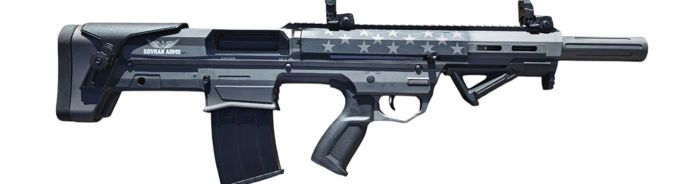 Sovran SB-5 Tungsten Ghost Flag Bullpup Semi Auto Shotgun 12 Gauge 18.5" Barrel