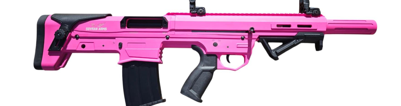 Sovran SB-5 Pink Bullpup Semi Auto Shotgun 12 Gauge 18.5" Barrel