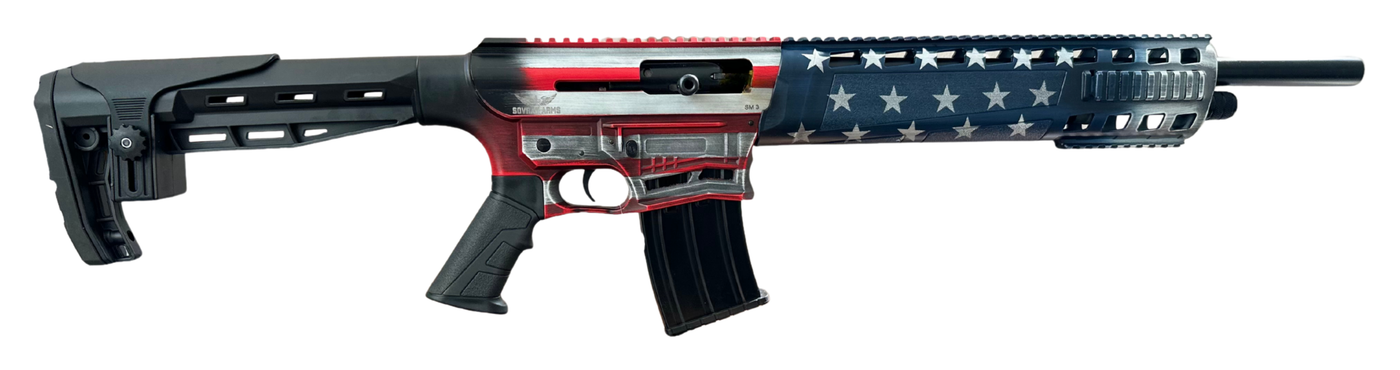 Sovran SM-3 Flag Magazine Fed Semi Auto Shotgun 12 Gauge 18" Barrel