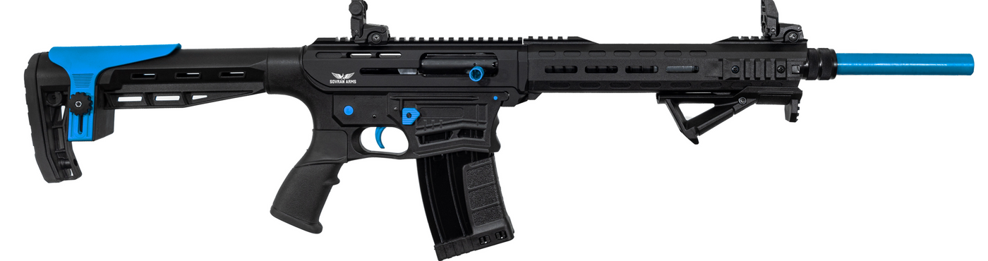 [COMING SOON] Sovran SM-5 Blue Magazine Fed Semi Auto Shotgun 12 Gauge 18" Barrel